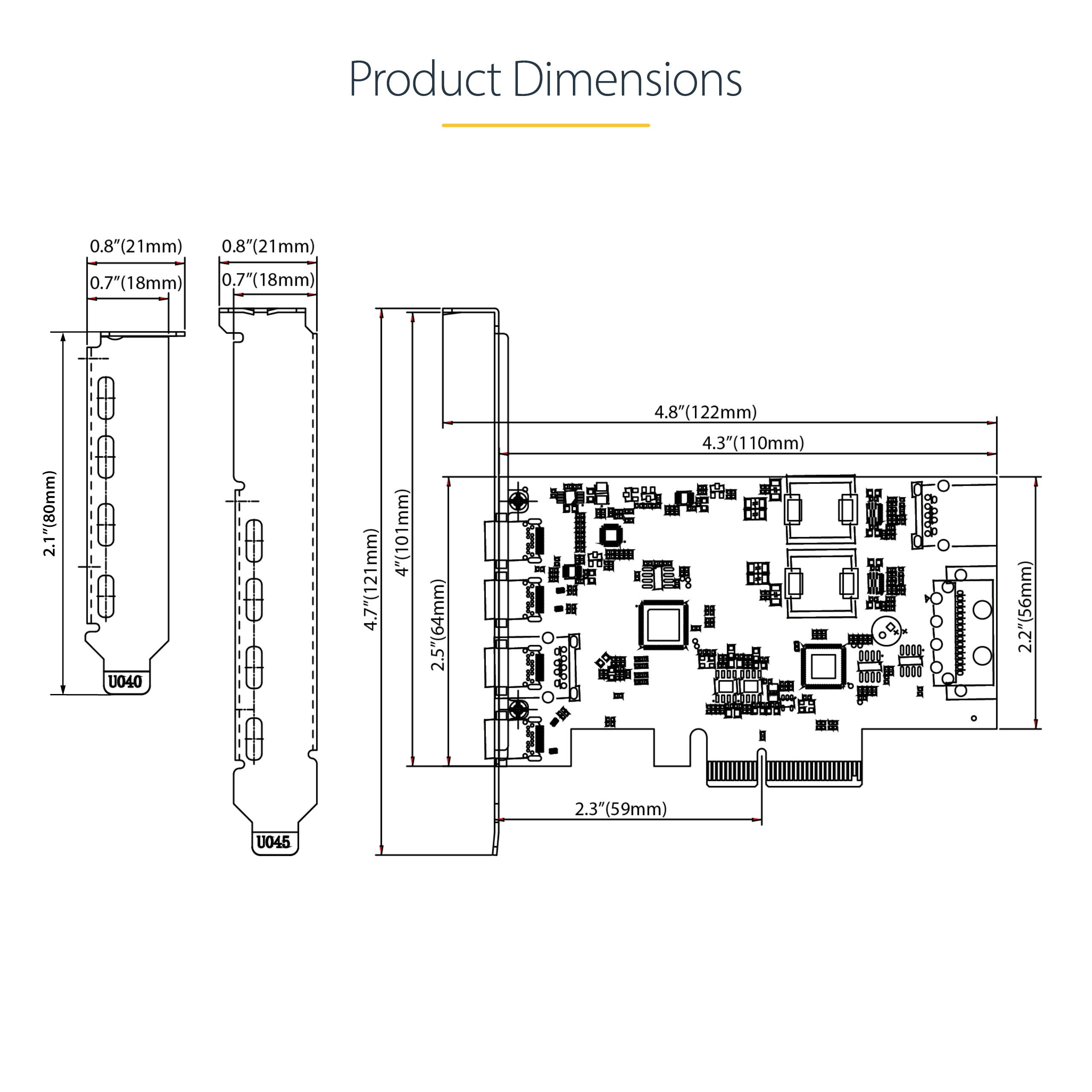 StarTech.com PS4C3IA3-USB-C-CARD carte et adaptateur d'interfaces USB Type-C - Image 12