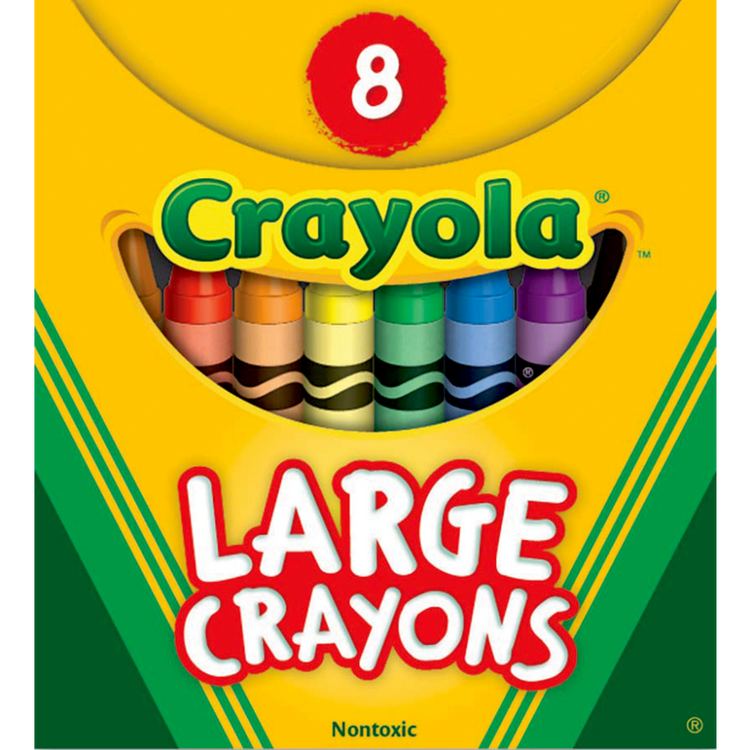 8 Grands Crayons (Anglais Seulement)
