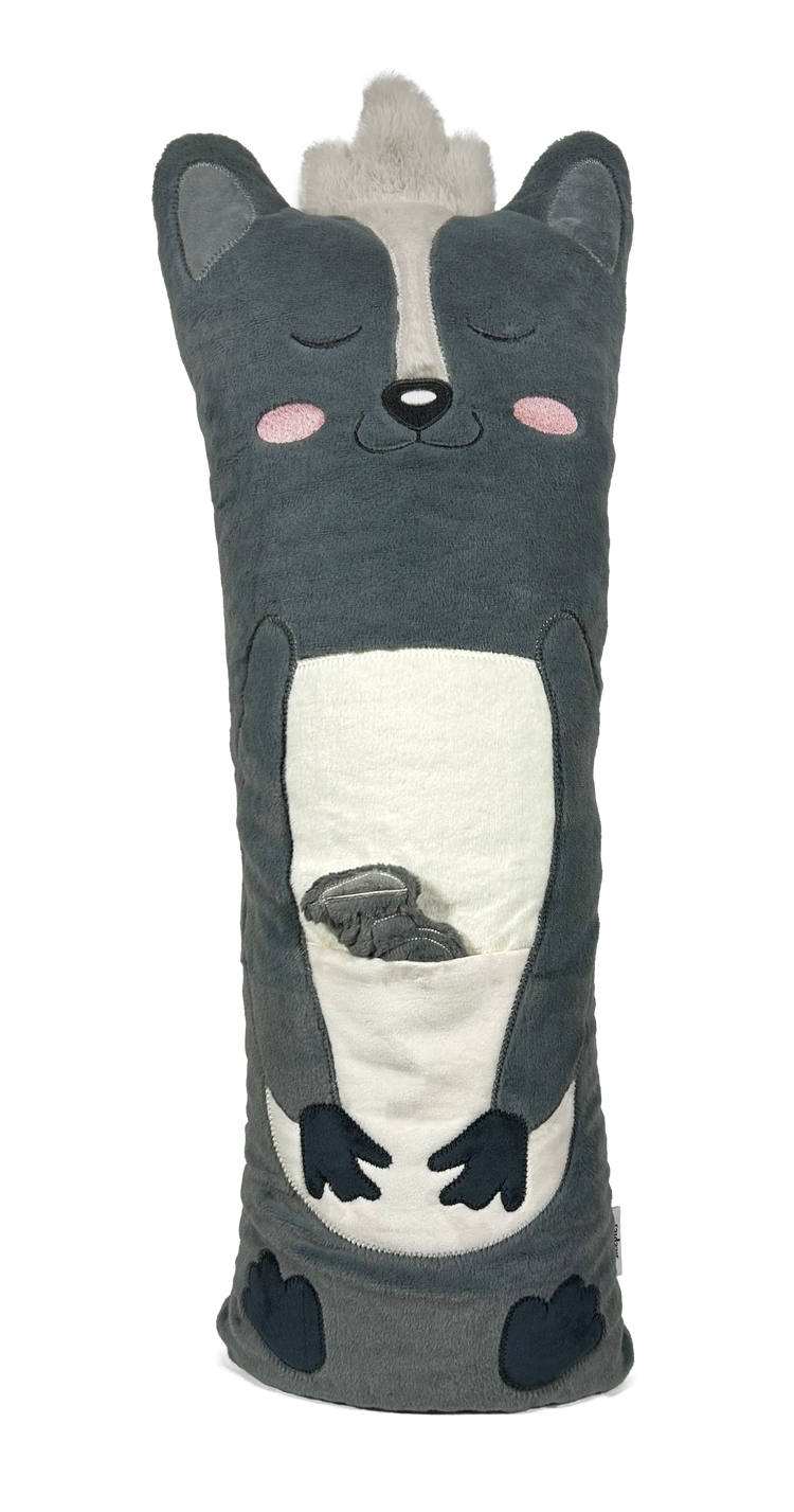 manimo® sleepies™ – Pétunia la Mouffette : Peluche Sensorielle Lestée & Aide au Sommeil (1,3 kg)