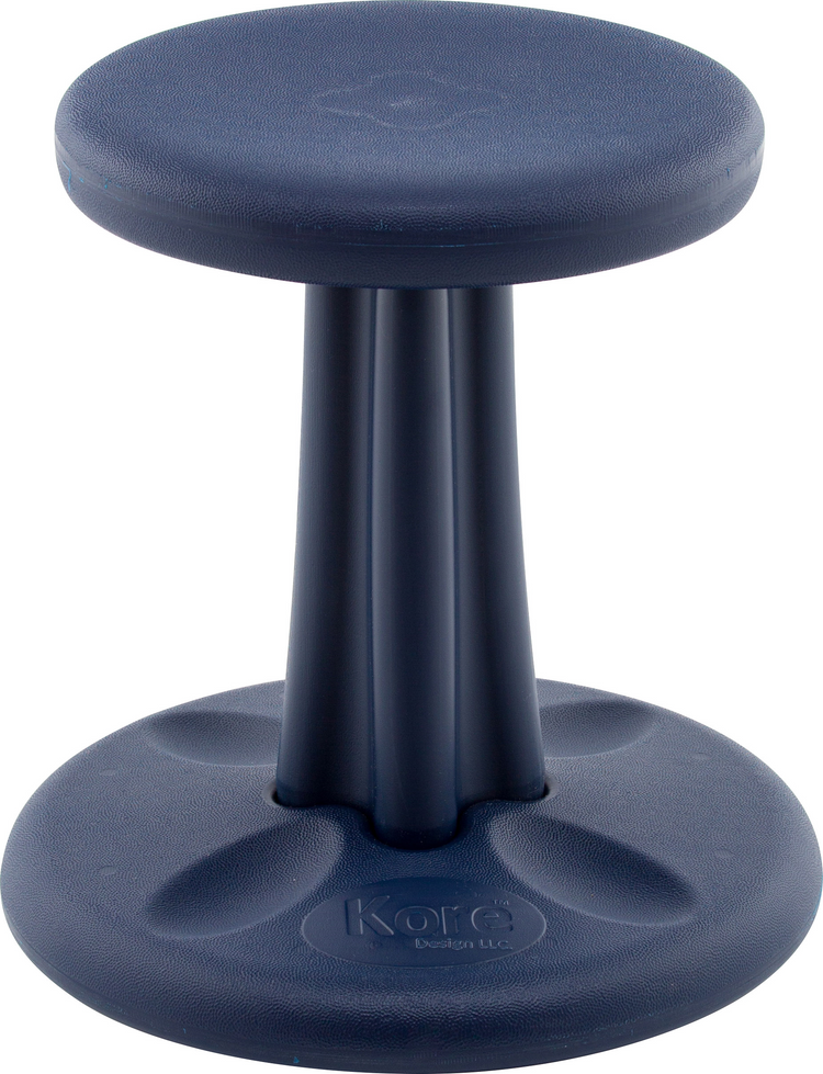 Kore Tabouret Oscillant 36 cm, Bleu Foncé