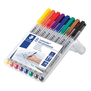 316-WP8 STAEDTLER-Mars Limited Marqueur LUMO.FINE Lavable sous carte