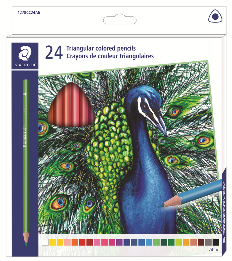 1278CC24A6 STAEDTLER-Mars Limited Crayon de couleur triangulaire 3mm