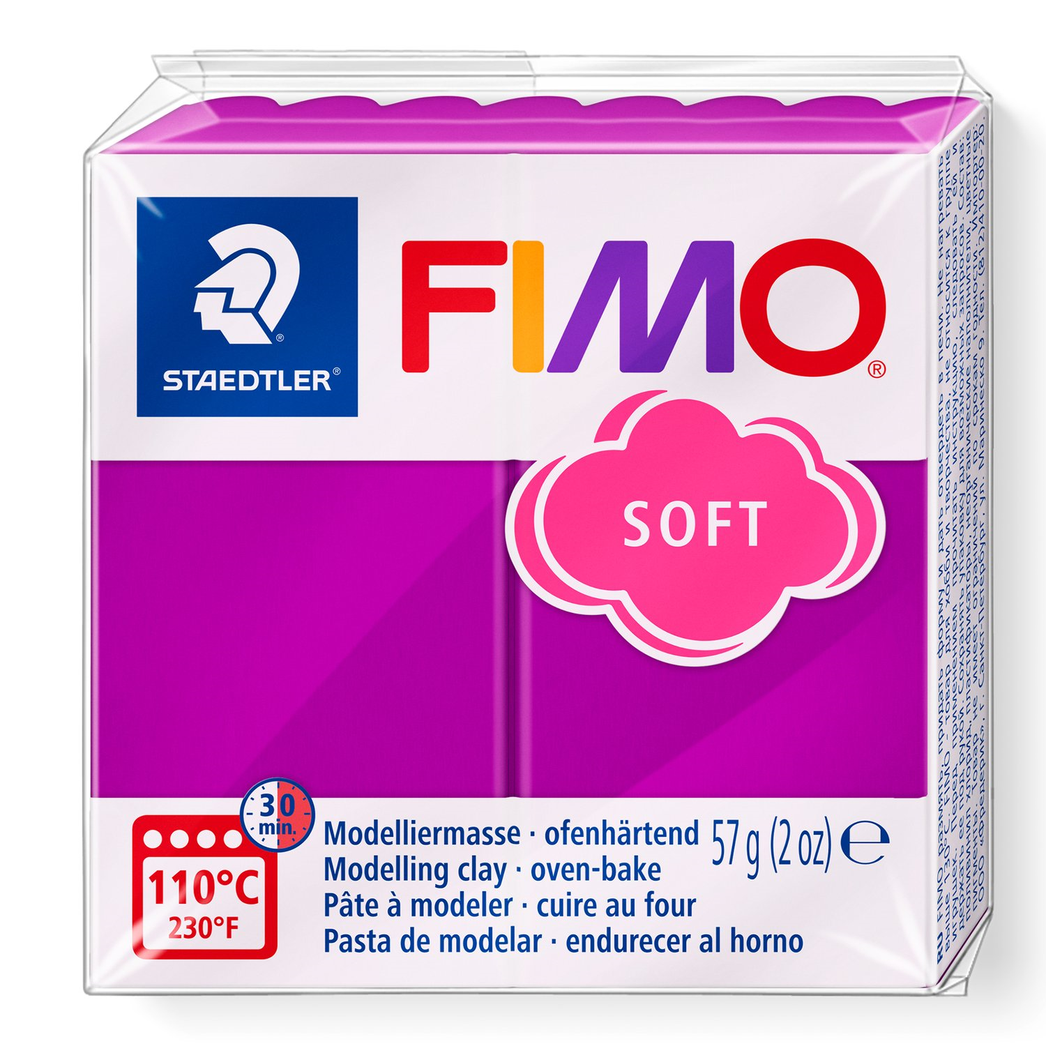 Pâte à modeler Fimo Soft Violet 57g (2 oz)