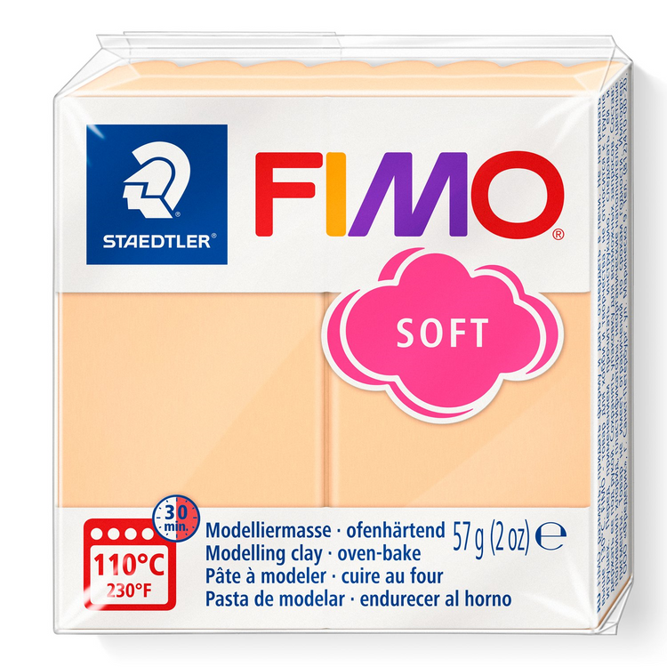 Pâte à modeler Fimo Soft Pêche 57g (2 oz)