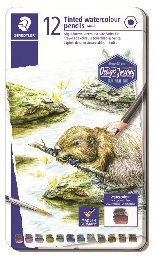 Crayons de couleur teinte 12 pièces 100% PEFC