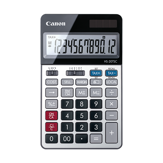 2469C004 Canon HS-20TSC Argent/Noir Affichage à 12 Chiffres