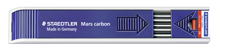 200-2H-03 STAEDTLER-Mars Limitée MARS CARBONE Mines 2mm