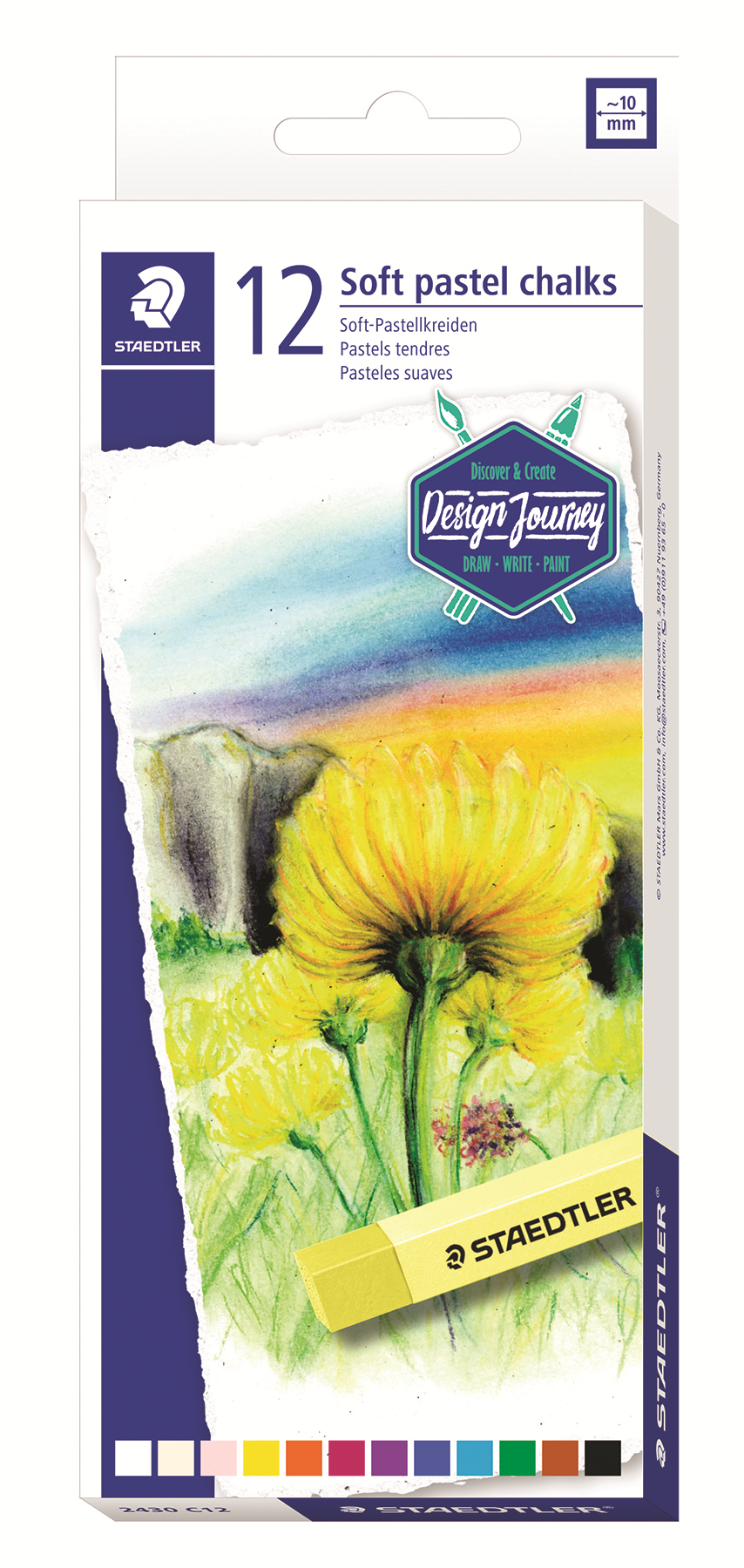 2430-C12-08 STAEDTLER-Mars Série Limitée Pastels Tendres Assortiment 1