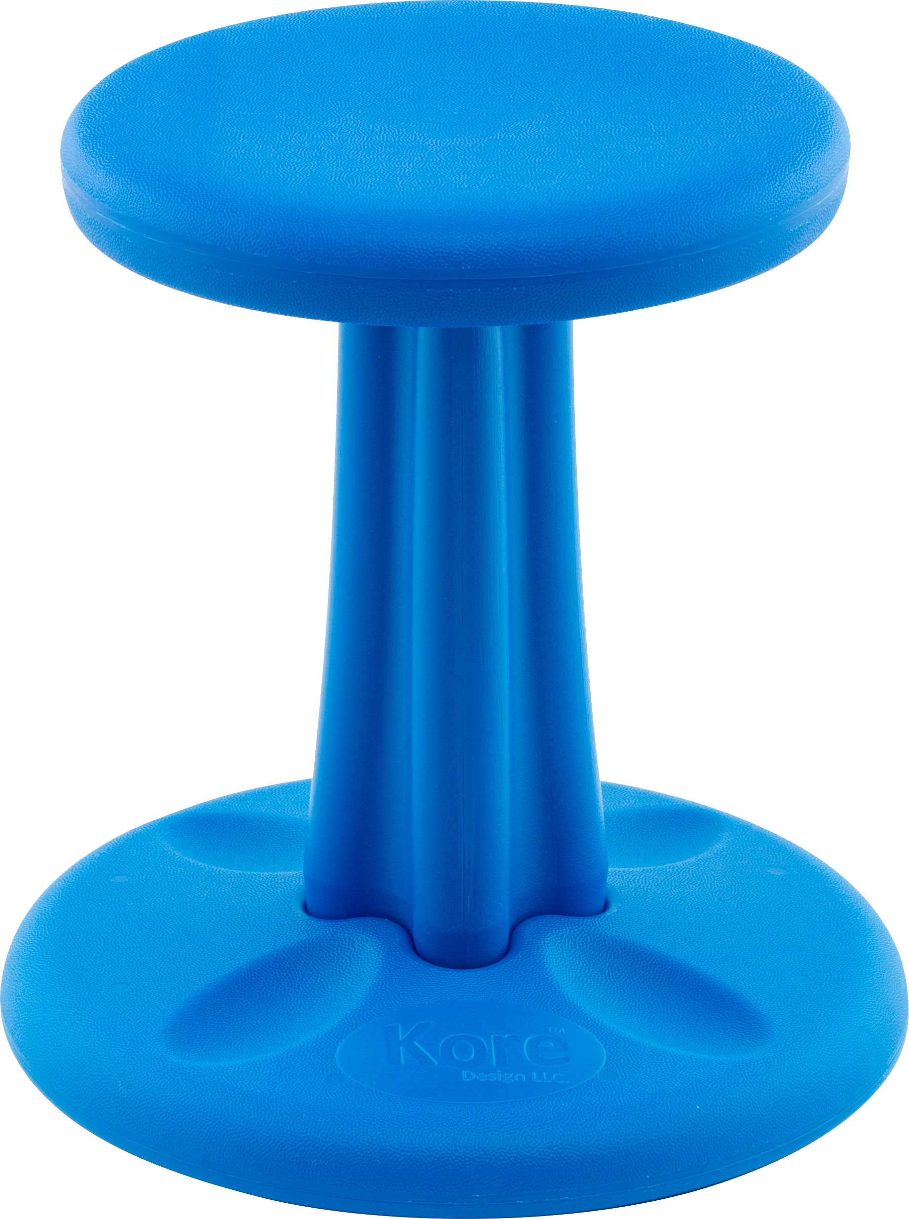 Tabouret oscillant Kore 36 cm, Bleu