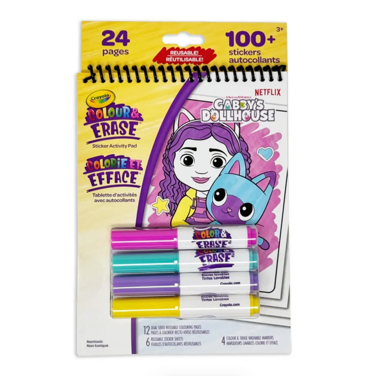 Cahier d'activités autocollants, La Maison Magique de Gabby