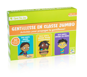 Cartes de gentillesse en classe jumbo - Version française