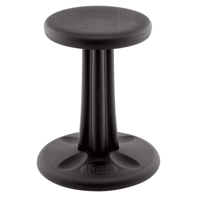 Kore Tabouret oscillant 40 cm, Noir