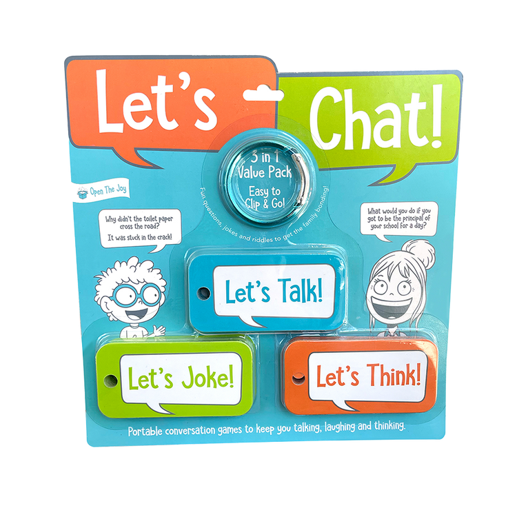 Discutons ! Cartes de conversation portables - Version anglaise