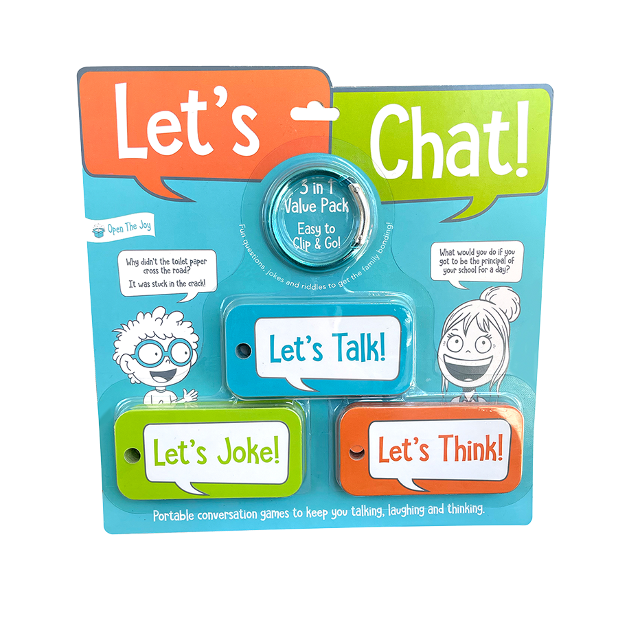 Discutons ! Cartes de conversation portables - Version anglaise