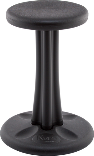 Tabouret oscillant Kore 47cm, Noir