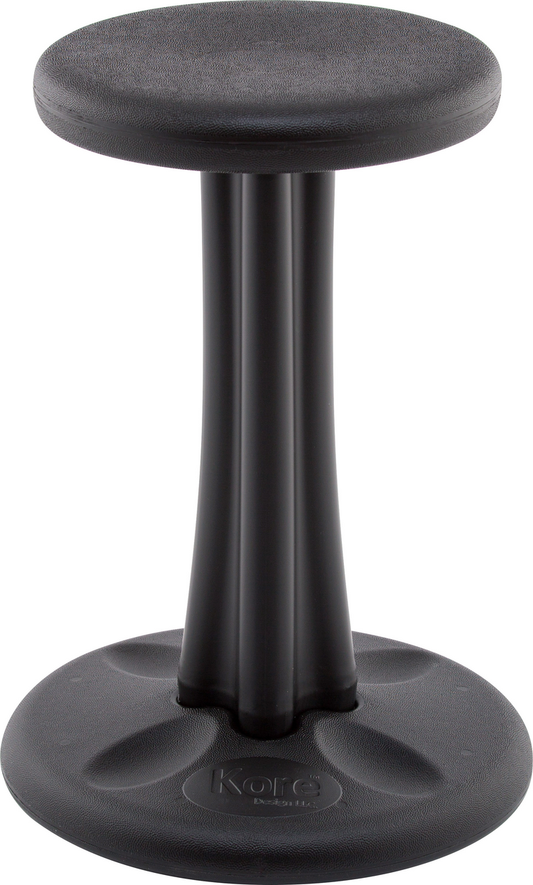 Tabouret oscillant Kore 47cm, Noir