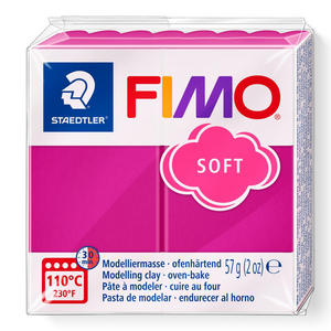 Pâte à modeler Fimo Soft Framboise 57g (2 oz)