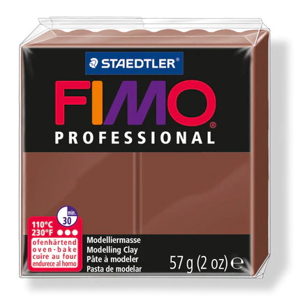Pâte à modeler Fimo Professionnel Chocolat 57g (2 oz)
