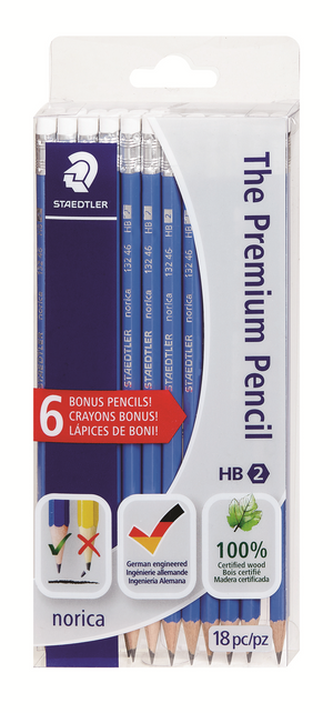 Crayon Norica lot de 18 FSC 100%