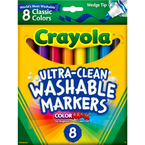 8 Wash Pointe Biseautée Couleurs Classiques (Anglais)