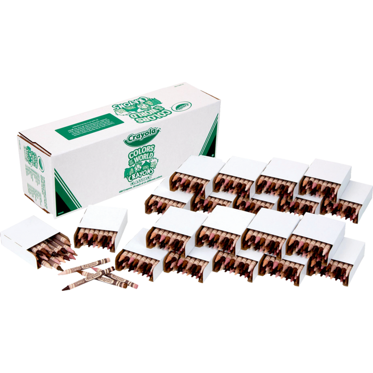 480 Crayons Couleurs du Monde - Pack Classe