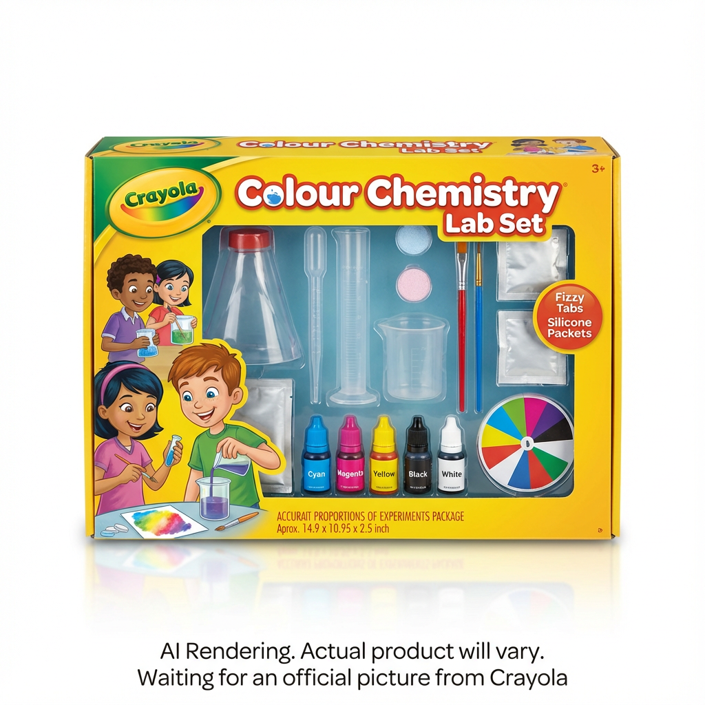 Kit de laboratoire de chimie des couleurs