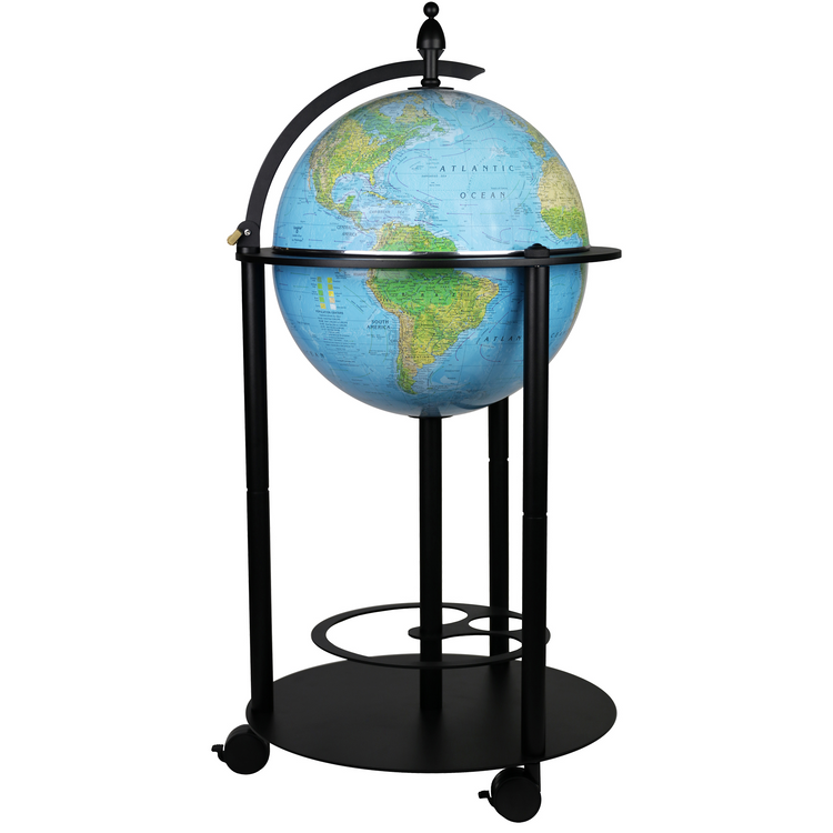 Replogle Globe-bar lumineux de bureau, Océan bleu, Diamètre 16 po / 40,5 cm (en anglais)
