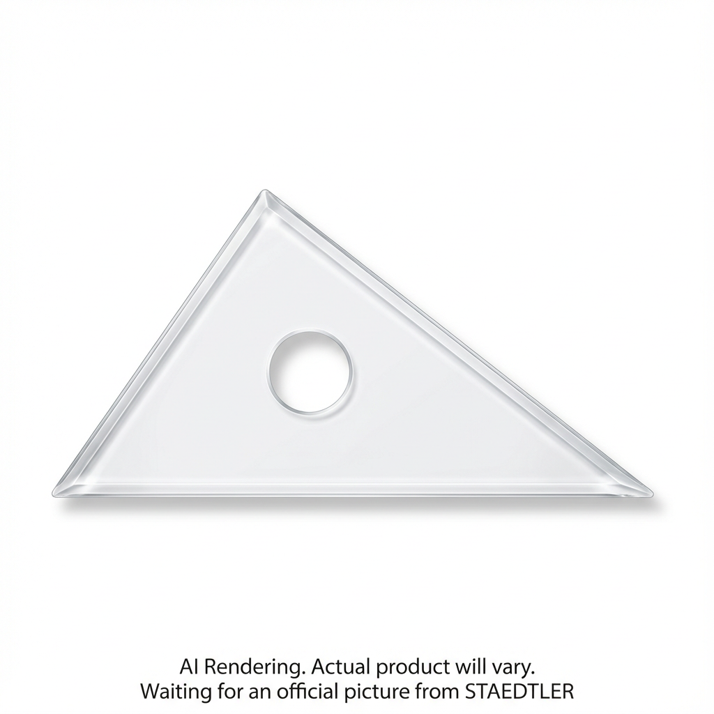 Équerre transparente acrylique 8'' 30/60