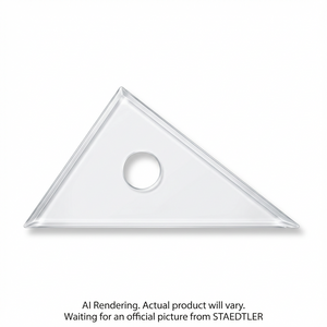 Équerre transparente acrylique 8'' 30/60