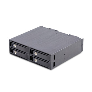 StarTech.com 4U2525-SAS-BACKPLANE Obturateur de baie de lecteur 13,3 cm (5.25") Plateau de stockage de disques Noir - Image 1