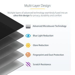 StarTech.com 13SP-PRIVACY-SCREEN filtre anti-reflets pour écran et filtre de confidentialité 33 cm (13") Ordinateur portable Filtre de confidentialité sans bords pour ordinateur - Image 15