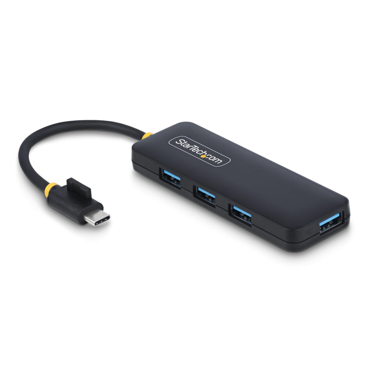 StarTech.com H5C4A-USB-HUB hub & concentrateur USB 3.2 Gen 1 (3.1 Gen 1) Type-C 5000 Mbit/s Noir - Image 1