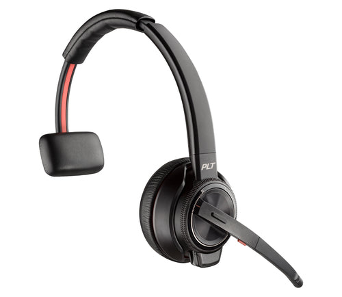 Poly Savi 8210 UC Microsoft Teams Certified DECT 1920-1930 MHz USB-A Headset Sans fil Arceau Bureau/Centre d'appels USB Type-A Bluetooth Socle de chargement Noir - Image 1
