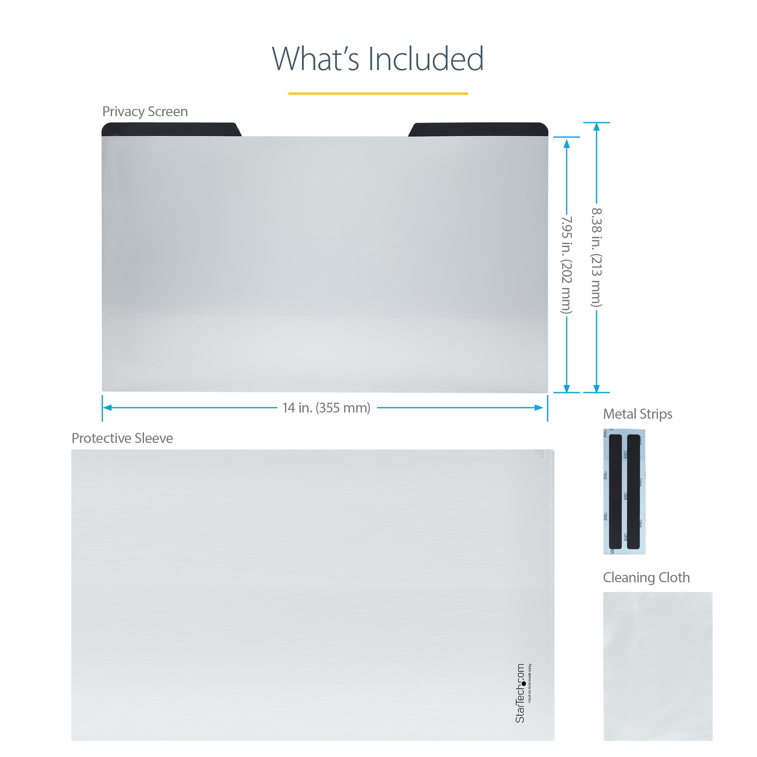 StarTech.com PRIVSCNLT15 filtre anti-reflets pour écran et filtre de confidentialité 38,1 cm (15") - Image 16