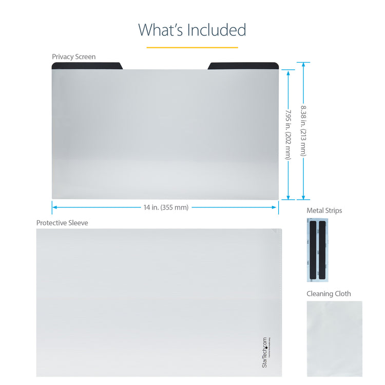 StarTech.com PRIVSCNLT15 filtre anti-reflets pour écran et filtre de confidentialité 38,1 cm (15") - Image 16