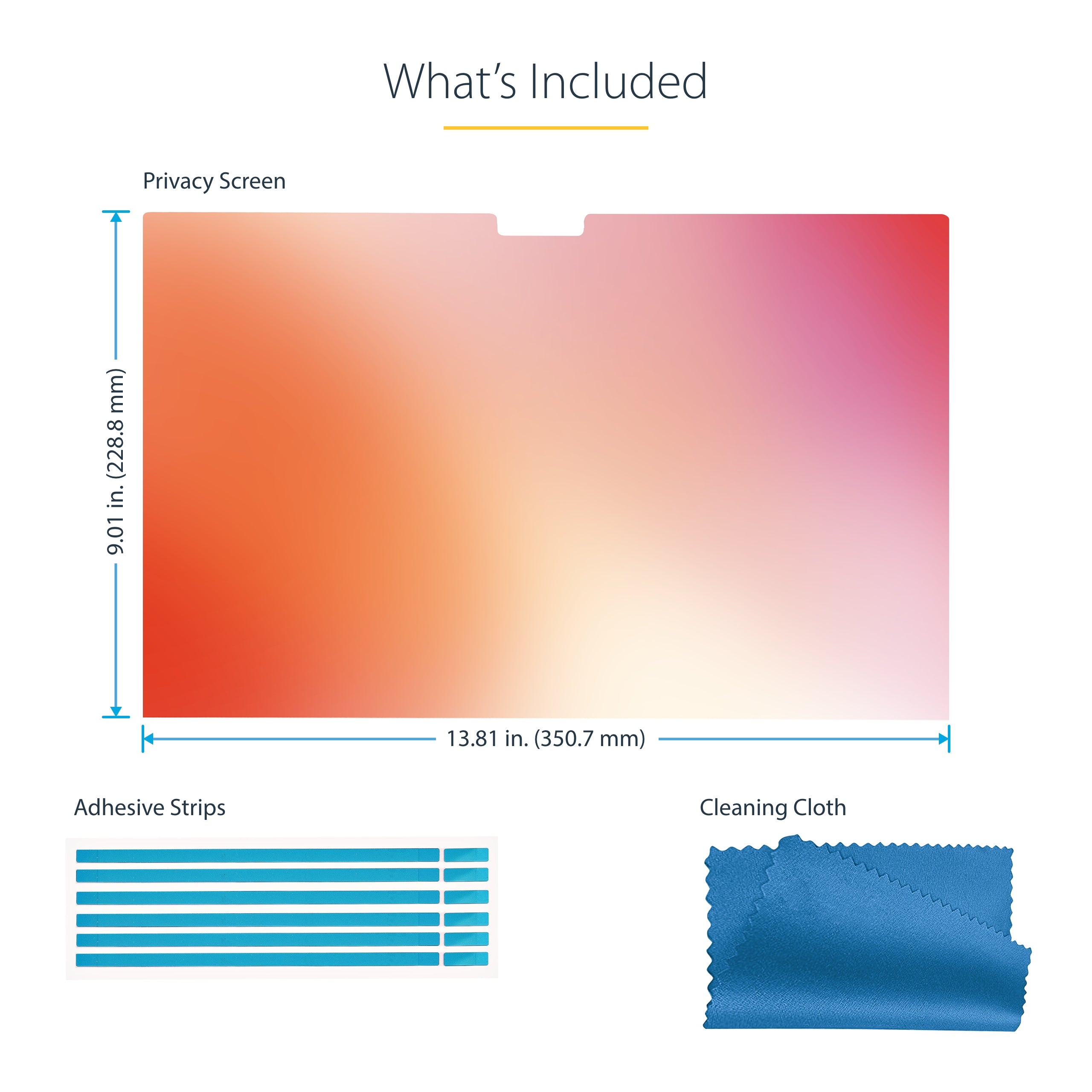StarTech.com 162MG-PRIVACY-SCREEN filtre anti-reflets pour écran et filtre de confidentialité 40,6 cm (16") Moniteur/ordinateur portable Filtre de confidentialité sans bords pour ordinateur - Image 13