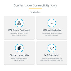 StarTech.com 132N-TB4USB4DOCK station d'accueil Avec fil Thunderbolt 4 Gris - Image 19