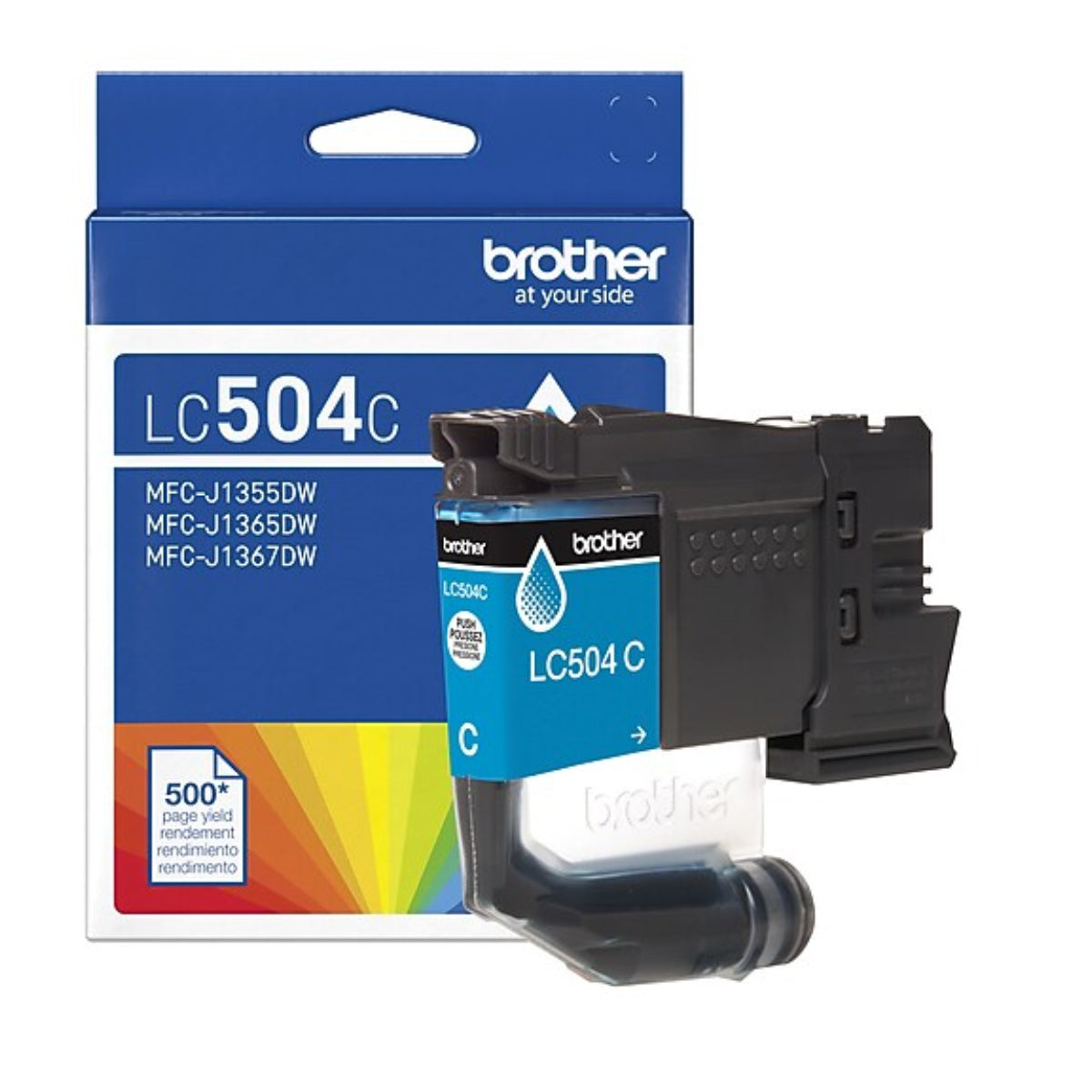 BROTHER LC504CS Cyan Original Inkjet Cartridge