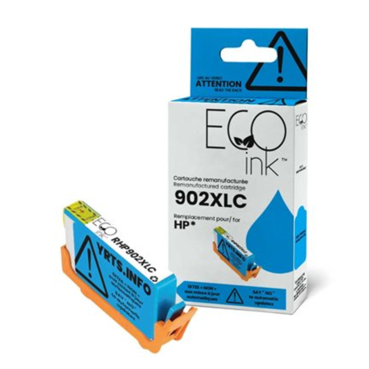 Refurbished HP 902XL (T6M02AN) Cyan Inkjet Cartridge - Cartouches Certifiées