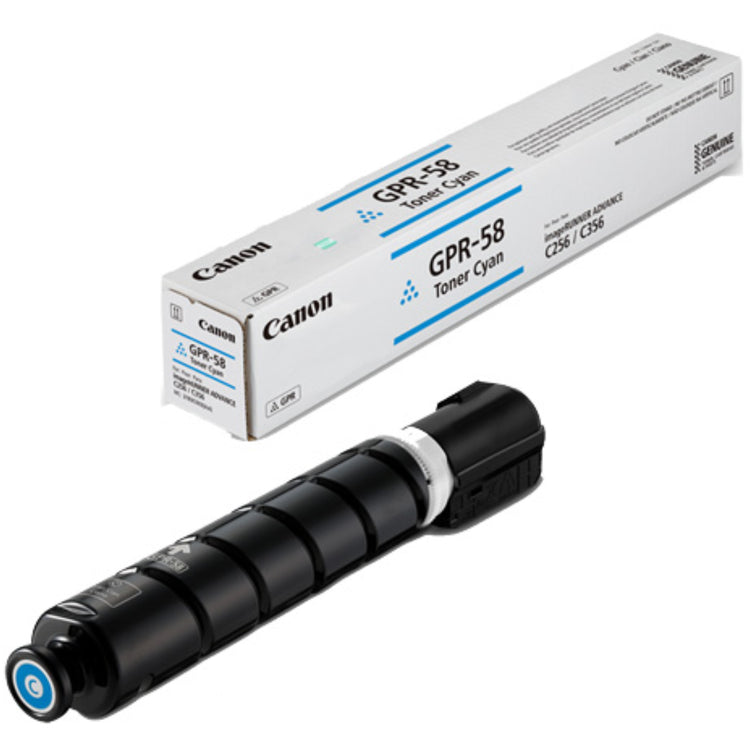 CANON GPR-58 (2183C003AA) Cyan Original Toner Cartridge - Cartouches Certifiées