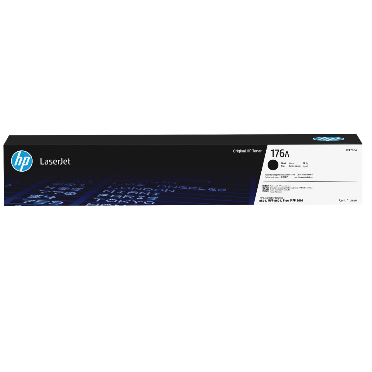 HP 176A (W1760A) Black Original Toner Cartridge