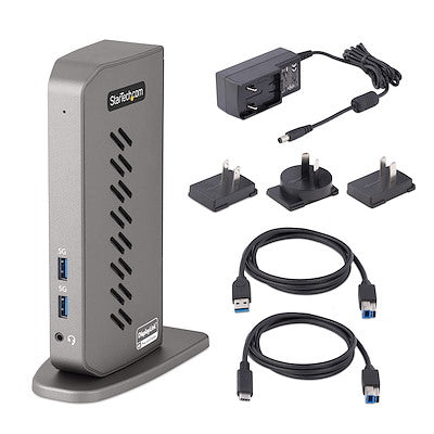 StarTech.com DK30A2DHU station d'accueil Avec fil USB 3.2 Gen 1 (3.1 Gen 1) Type-B Noir, Gris - Image 8