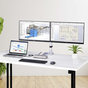 StarTech.com 155NA-USB4-DOCK station d'accueil Avec fil Argent - Image 16