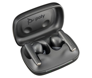 Poly Voyager Free 60 UC Carbon Black Earbuds +BT700 USB-C Adapter +Basic Charge Case Casque Sans fil Ecouteurs Appels/Musique USB Type-C Bluetooth - Image 2
