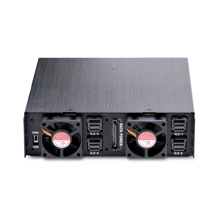 StarTech.com 4U2525-SAS-BACKPLANE Obturateur de baie de lecteur 13,3 cm (5.25") Plateau de stockage de disques Noir - Image 2
