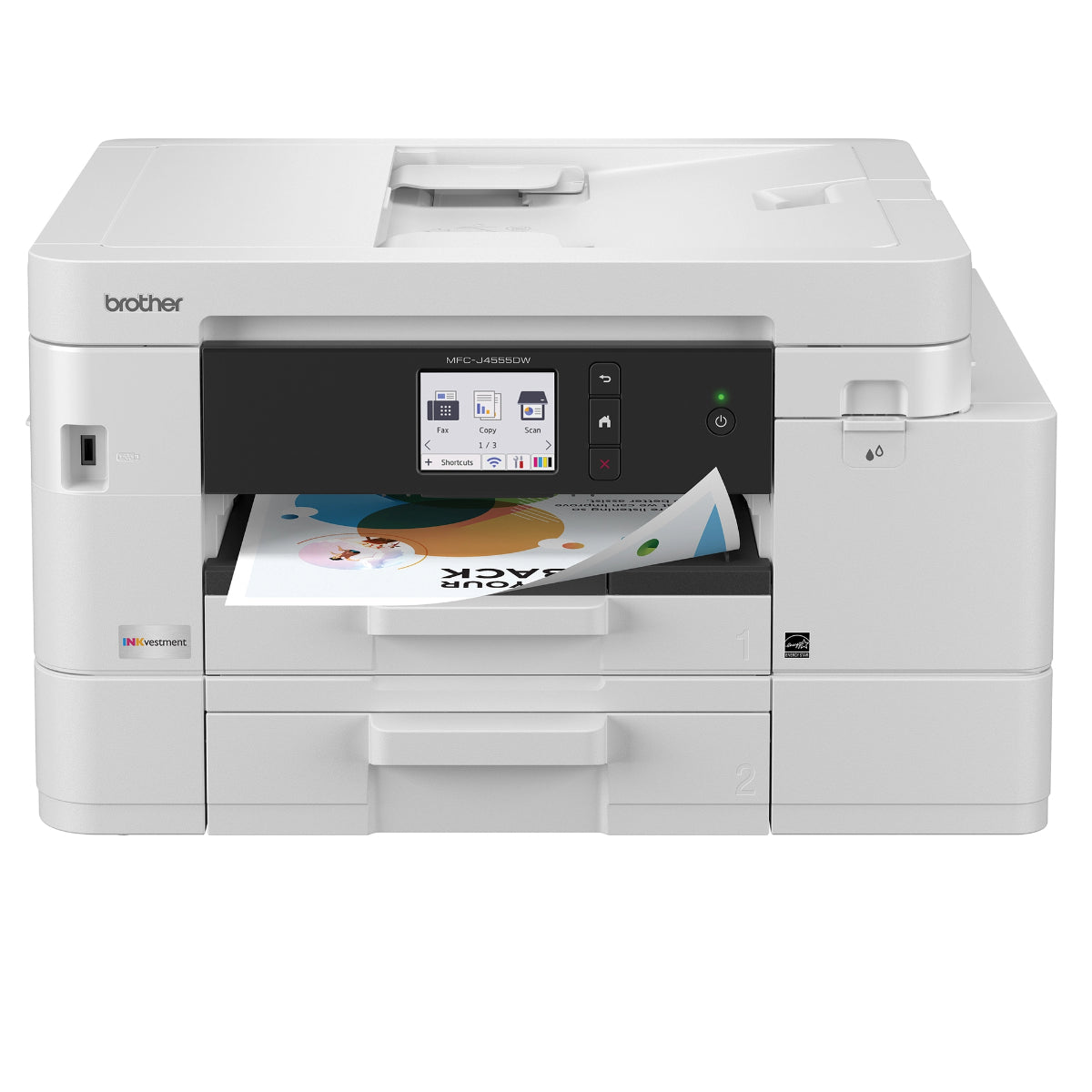 Printer BROTHER INKvestment MFC-J4555DW Wireless Color Inkjet All-in-One (MFCJ4555DW)