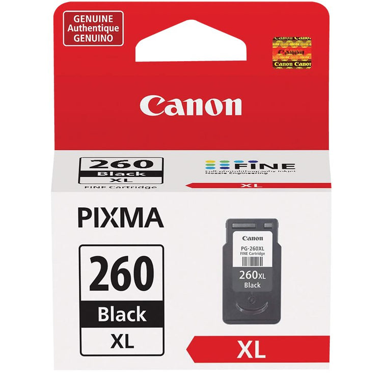 CANON PG-260XL (3706C001) Black Original Inkjet Cartridge - Cartouches Certifiées