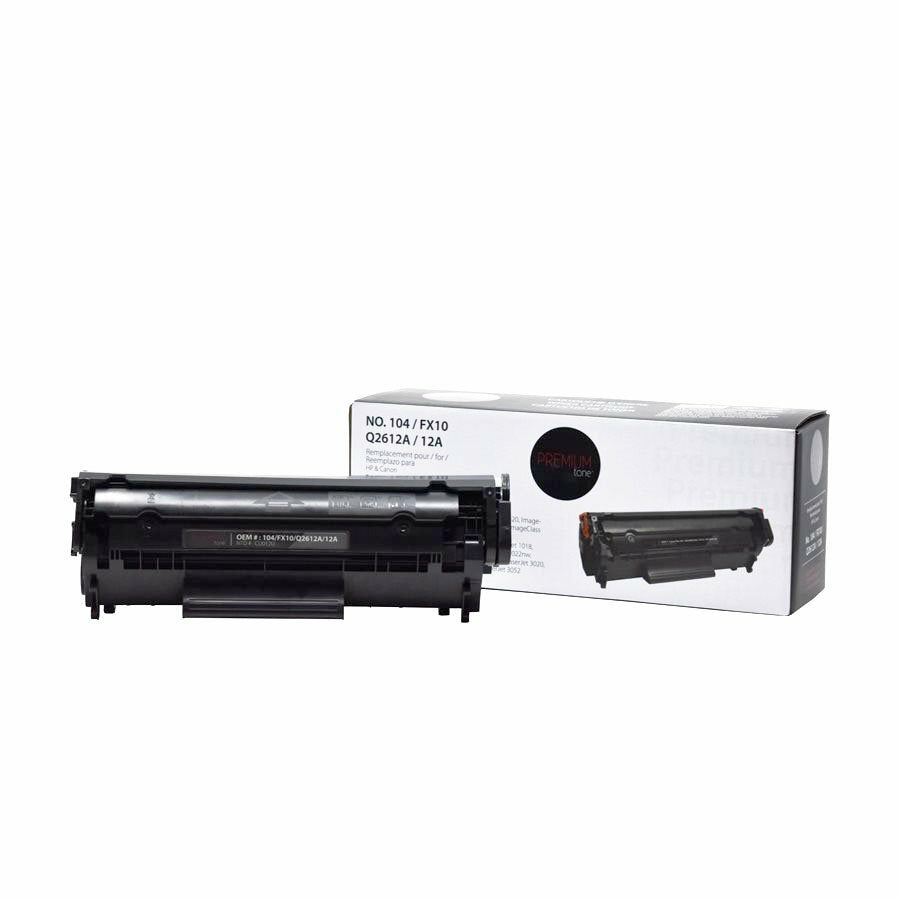 Compatible HP (12A) Black Toner Cartridge Premium Quality - Cartouches Certifiées