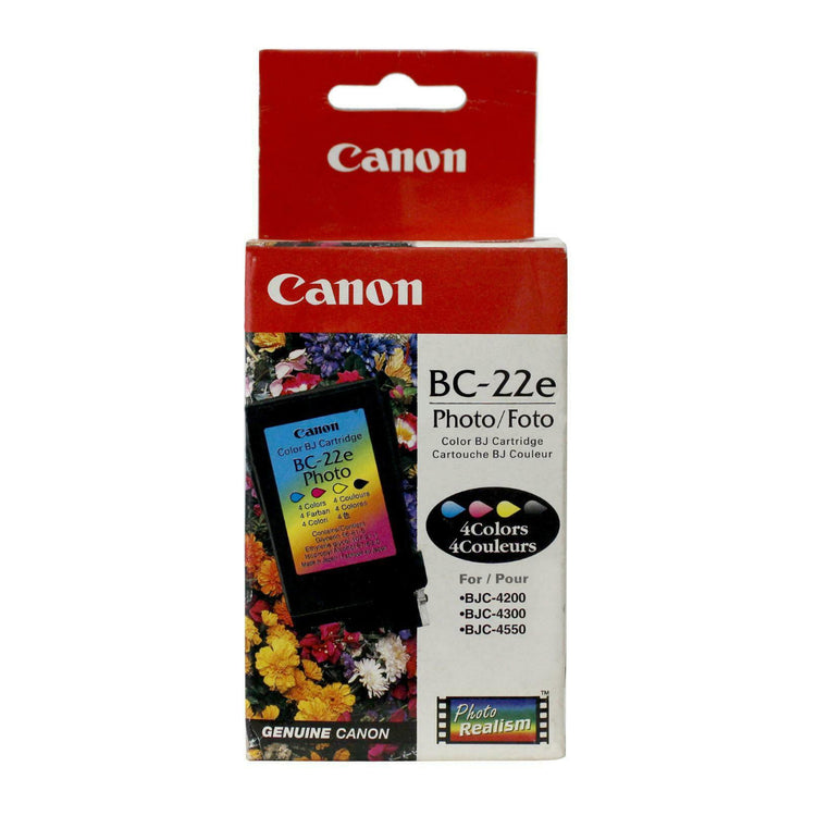 CANON BC-22E (0902A003) Color Original Inkjet Cartridge - Cartouches Certifiées
