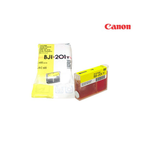 CANON BJI-201 (0949A001AA) Yellow Original Inkjet Cartridge - Cartouches Certifiées